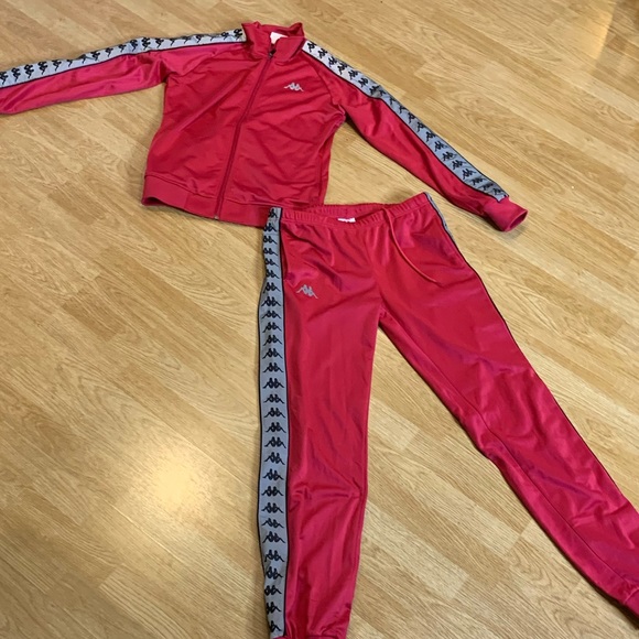 Jumpsuits | Kappa Red Tracksuit Set 